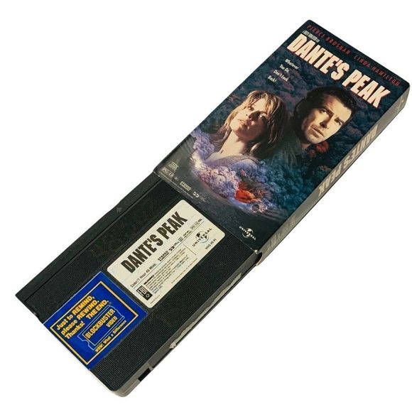 Dante's Peak [VHS] – Actionfilm Mit Pierce Brosnan & Linda Hamilton, Vulkan-Katastrophen-Thriller
